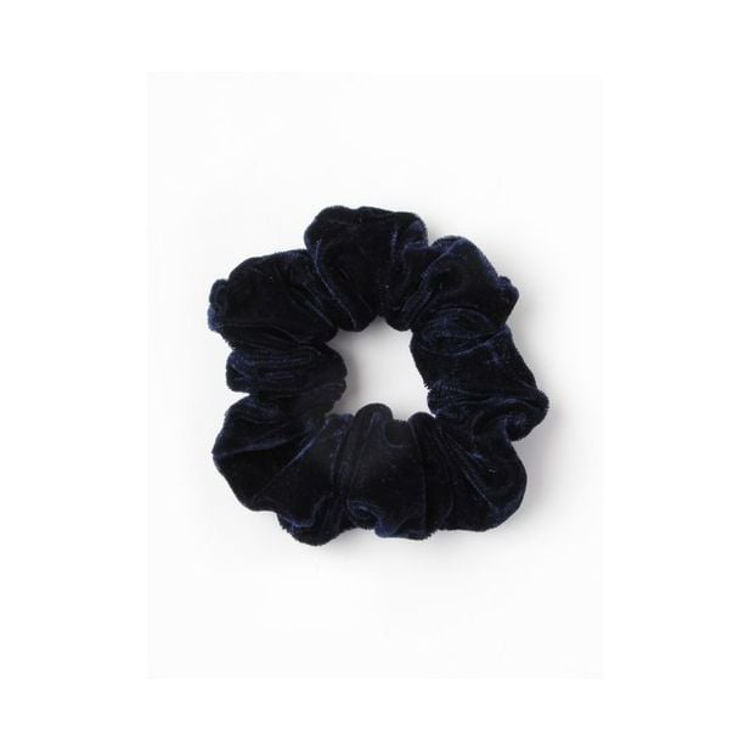 Picture of 5795 / 7950 REGULAR - NAVY VELVET FABRIC SCRUNCHIE DIA.10CM